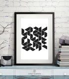 GEOMETRIC PRINT #001