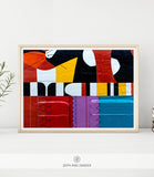 GEOMETRIC SHIPPED PRINT #006