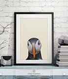PEEKABOO ANIMAL SHIPPED PRINT #005